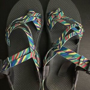 Women’s Zx/2 cloud sandal size 10. Worn once, brand new straps!